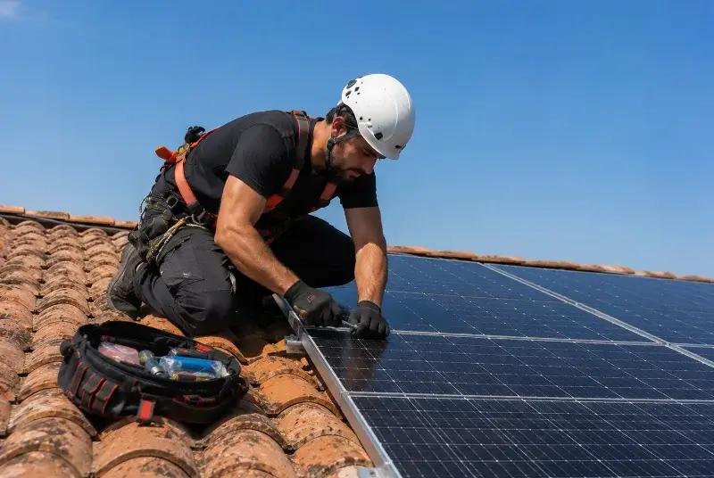 Maintenance et monitoring de panneaux solaires à Aigues-Vives