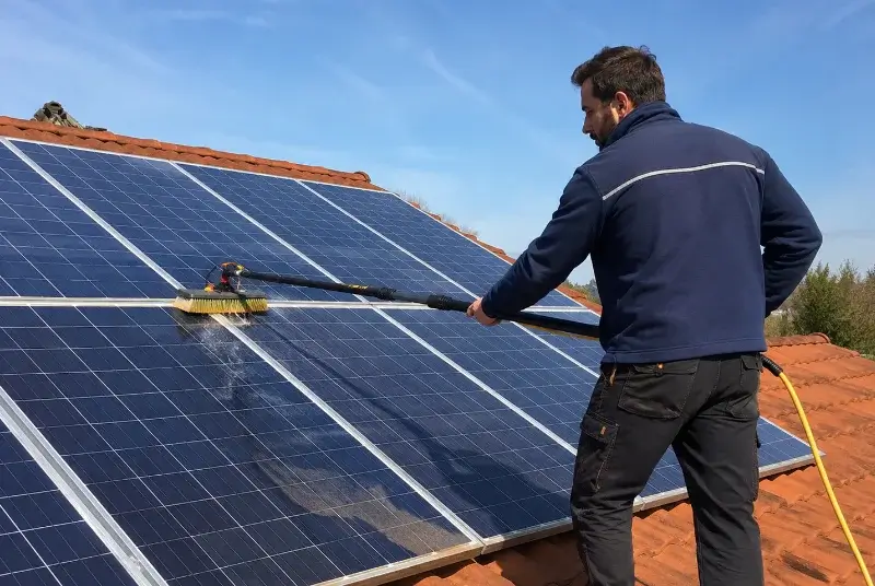Nettoyage et entretien de panneaux solaires à Aigues-Vives